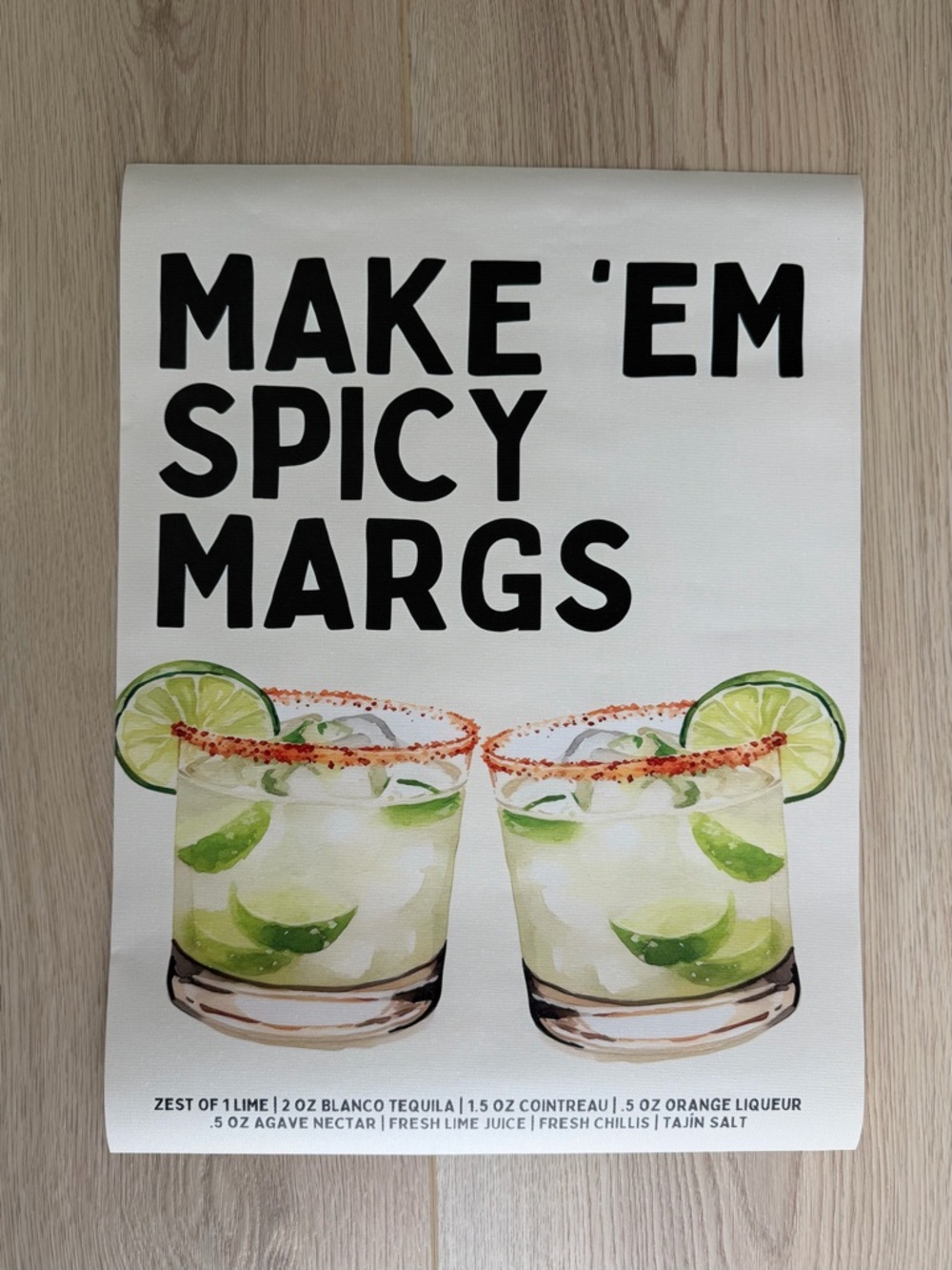 Spicy Margs Canvas Art Print Poster